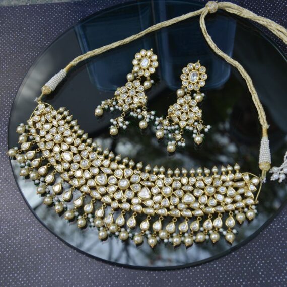 Bahubali Multi-Tiered Gold-Toned Jhumki