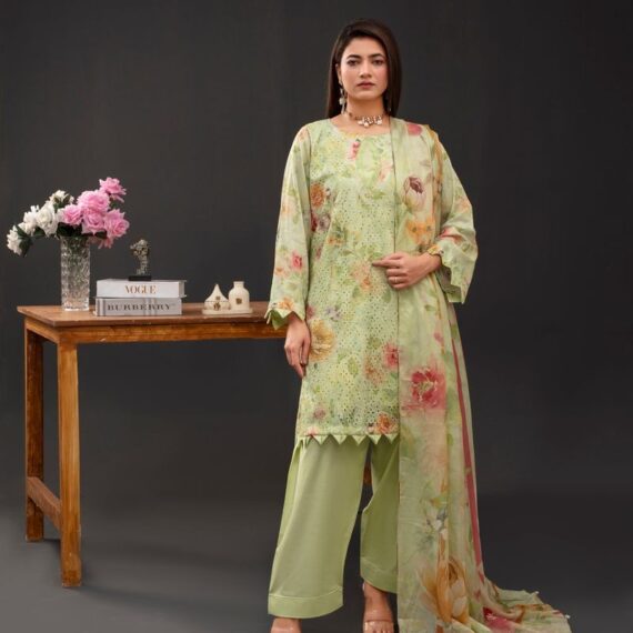 Gul-e-Rana Embroidered Lawn 3PC