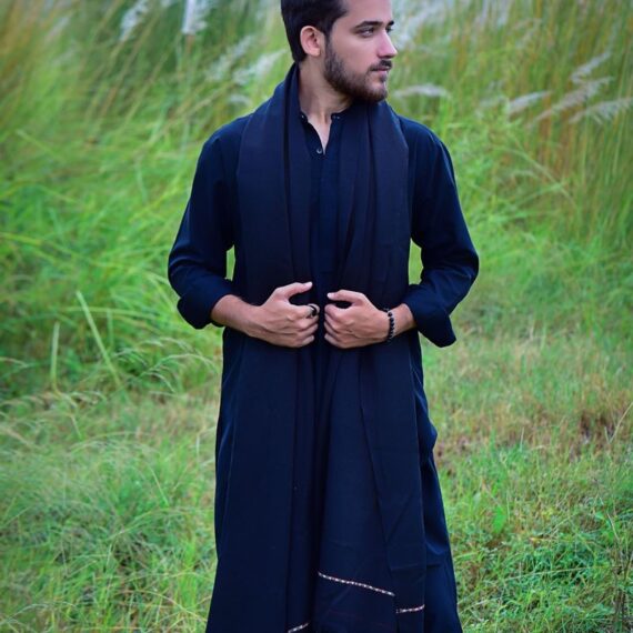 Loom-Woven Textured Jacquard Kurta Fabric